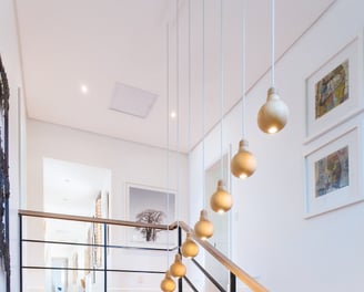 Modern prefab interior — stairs