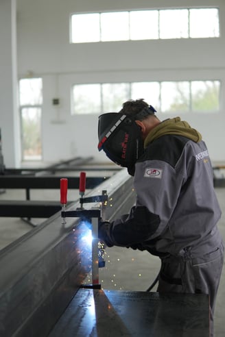 Workshop — steel fabrication